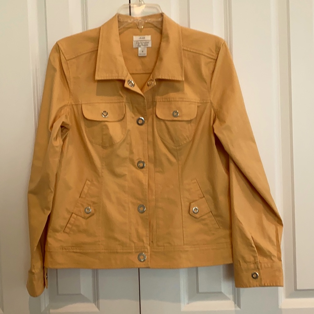 Christopher & Banks Stretch Denim Jacket